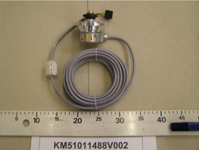 Энкодер со шкивом для лебедок NMX07 NMX10, кабель L=7М KM51011488V002, KONE