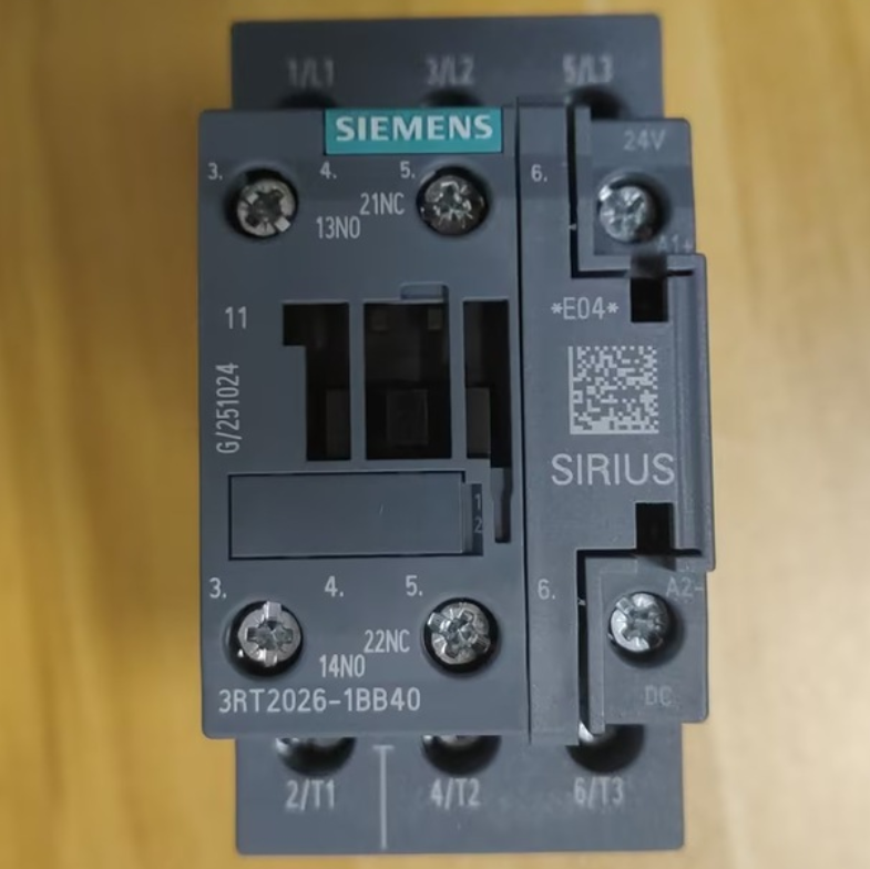 Контактор 24V/DC 11kW 1NO 1NC 3RT2026-1BB40 Siemens