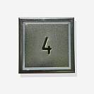 Кнопка приказа «4», синяя индикация, низкая, 40х40мм, KT40, THYSSENKRUPP