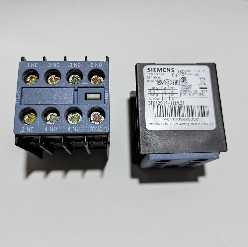 Дополнительный блок-контактов Siemens 3RH2911-1HA3  3NO+1NC