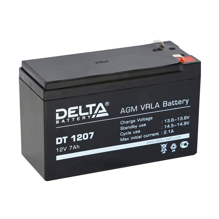 Аккумуляторная батарея DELTA DT1207 (12V-7Ah)