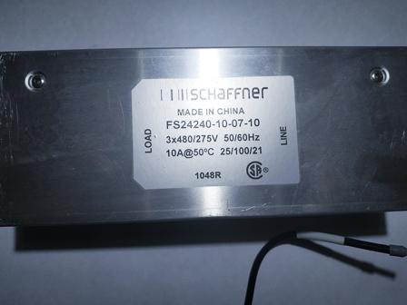 Фильтр частотного преобразователя FS24240-10-07-10 EMI/EMC, SCHAFFNER, OTIS