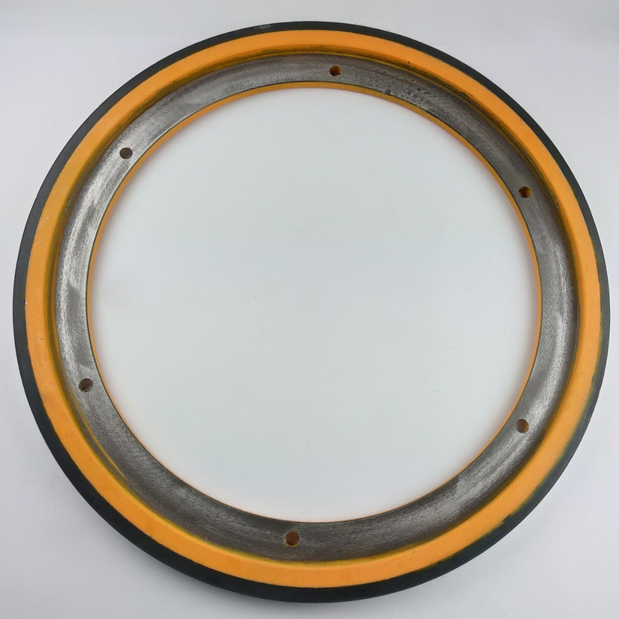 Приводное колесо поручня эскалатора XO 508, D=557мм, резиновый обод, XIZI OTIS