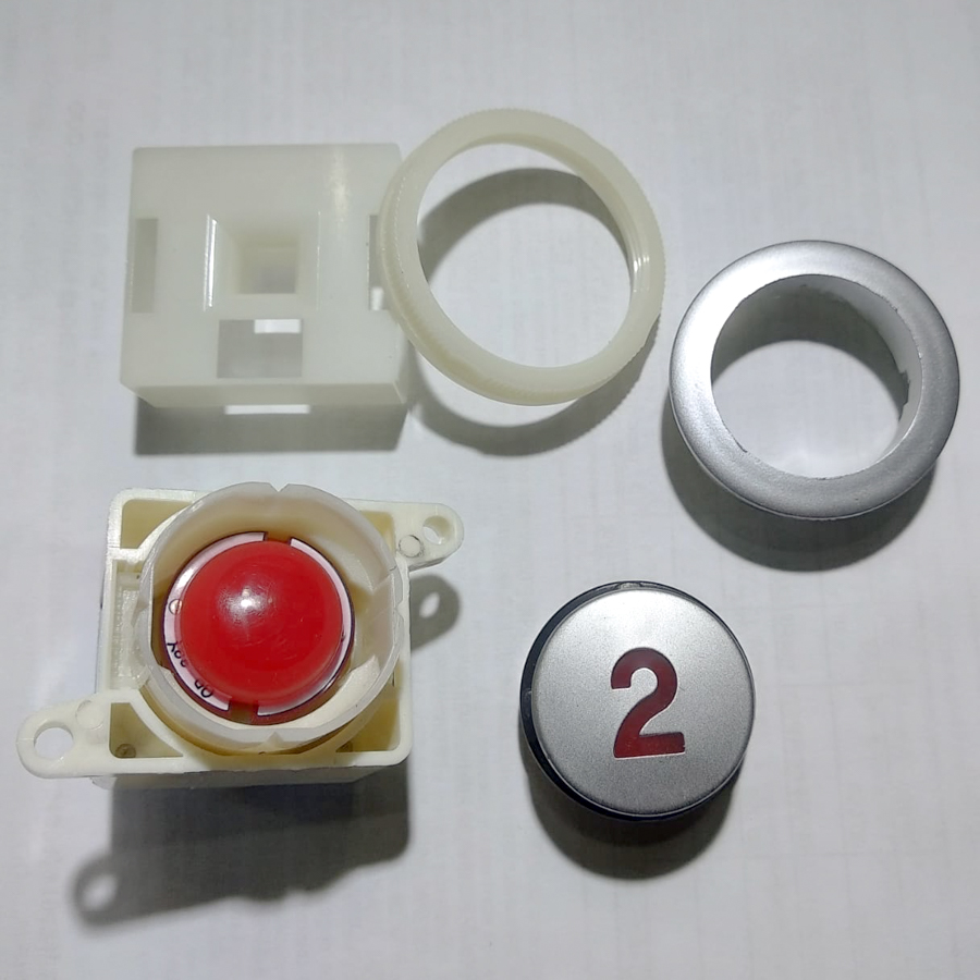 Кнопка круглая «2», тип 21C, LG-SIGMA