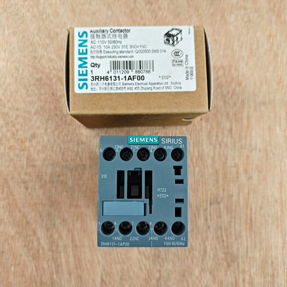 Контактор 110VAC 10А (3NO+1NC ),3RH6131-1AF00 Siemens