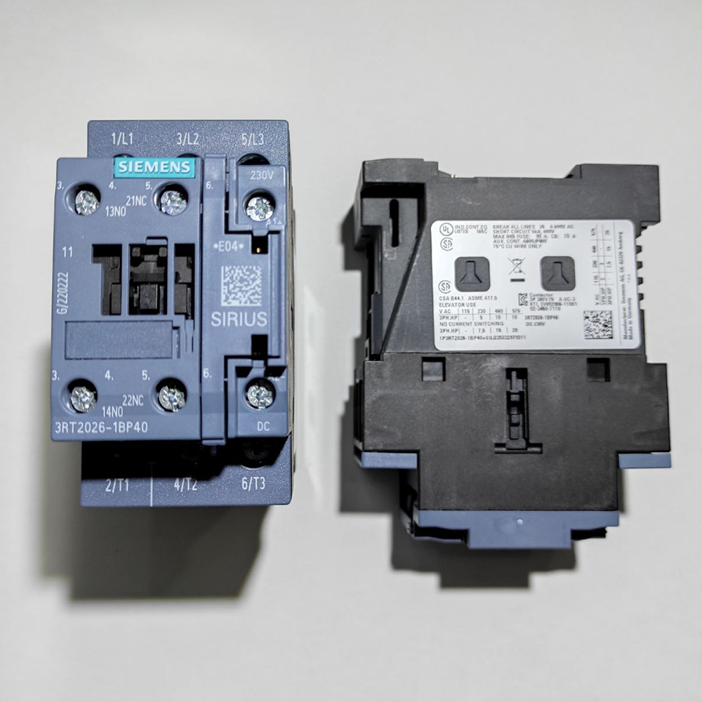 Контактор 3RT2026-1BP40 Siemens напряжение управления 230V/DC 