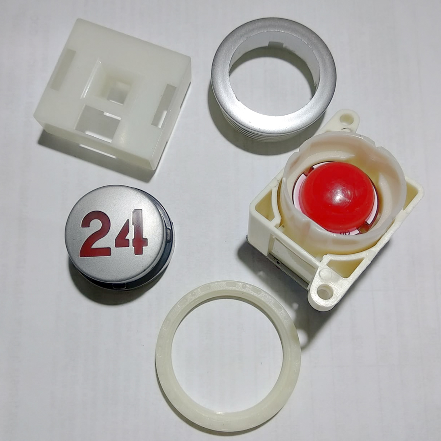 Кнопка круглая «24», тип 21C, LG-SIGMA