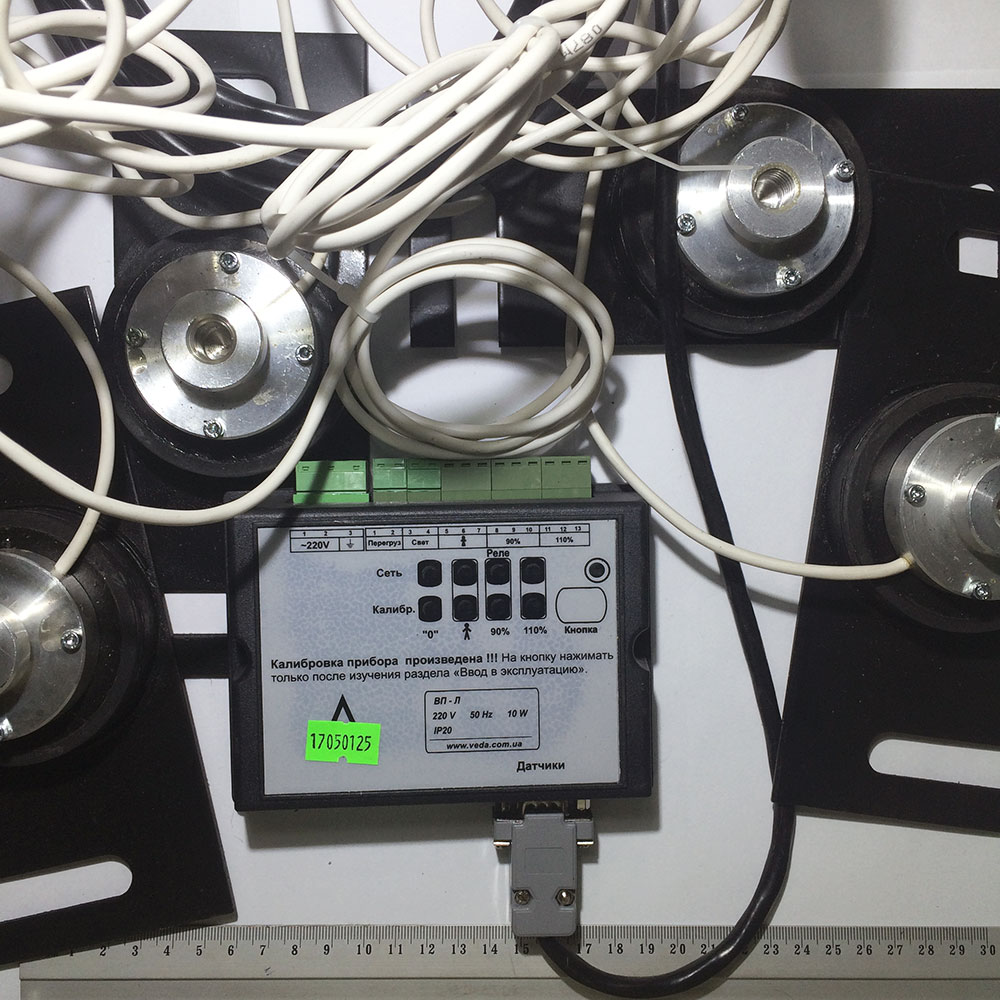 Устройство контроля загрузки лифта «УПС-3» с 4-мя датчиками, ВЕДА
