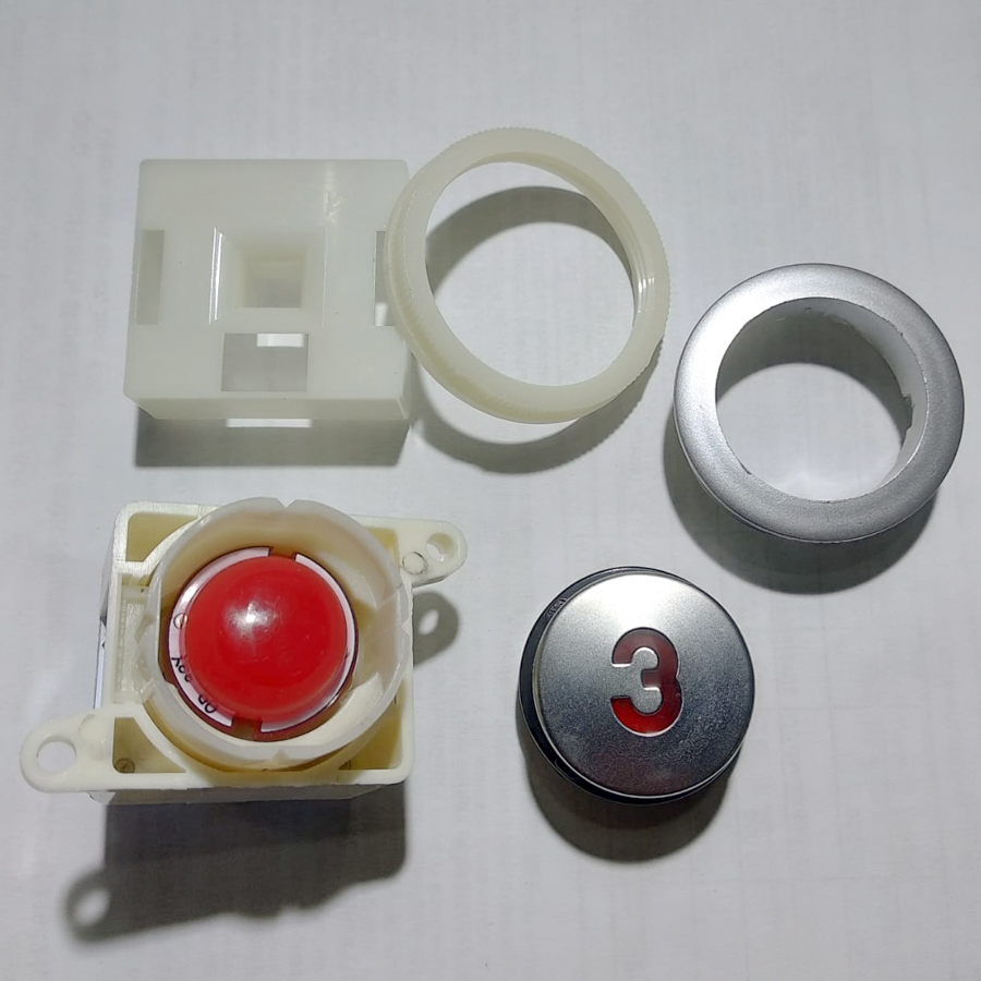 Кнопка круглая «3», тип 21C, LG-SIGMA