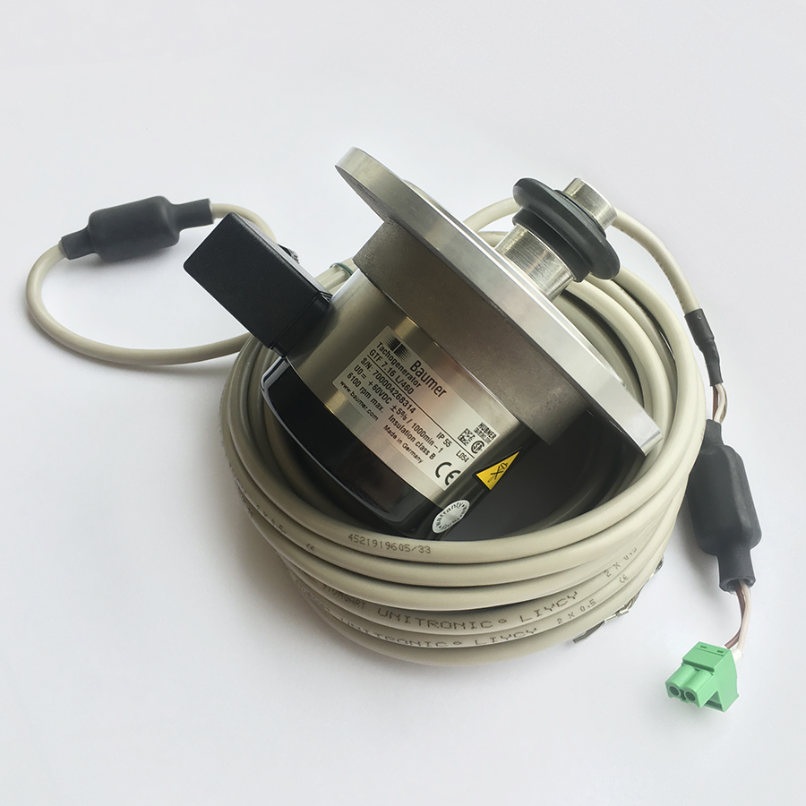 Тахометр бесщеточный GTF 7.16 L/460 60VDC, с кабелем и шкивом 37,3 мм, KONE